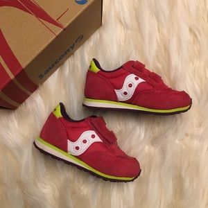 Saucony Baby Jazz Velcro Tennis Shoes Sz 5.5